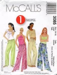 3085 MCC 1 HR BAG DRAWSTRING PANTS, BROOMSTICK PATTERN 20-22